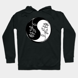 Yin Yang Rose Hoodie